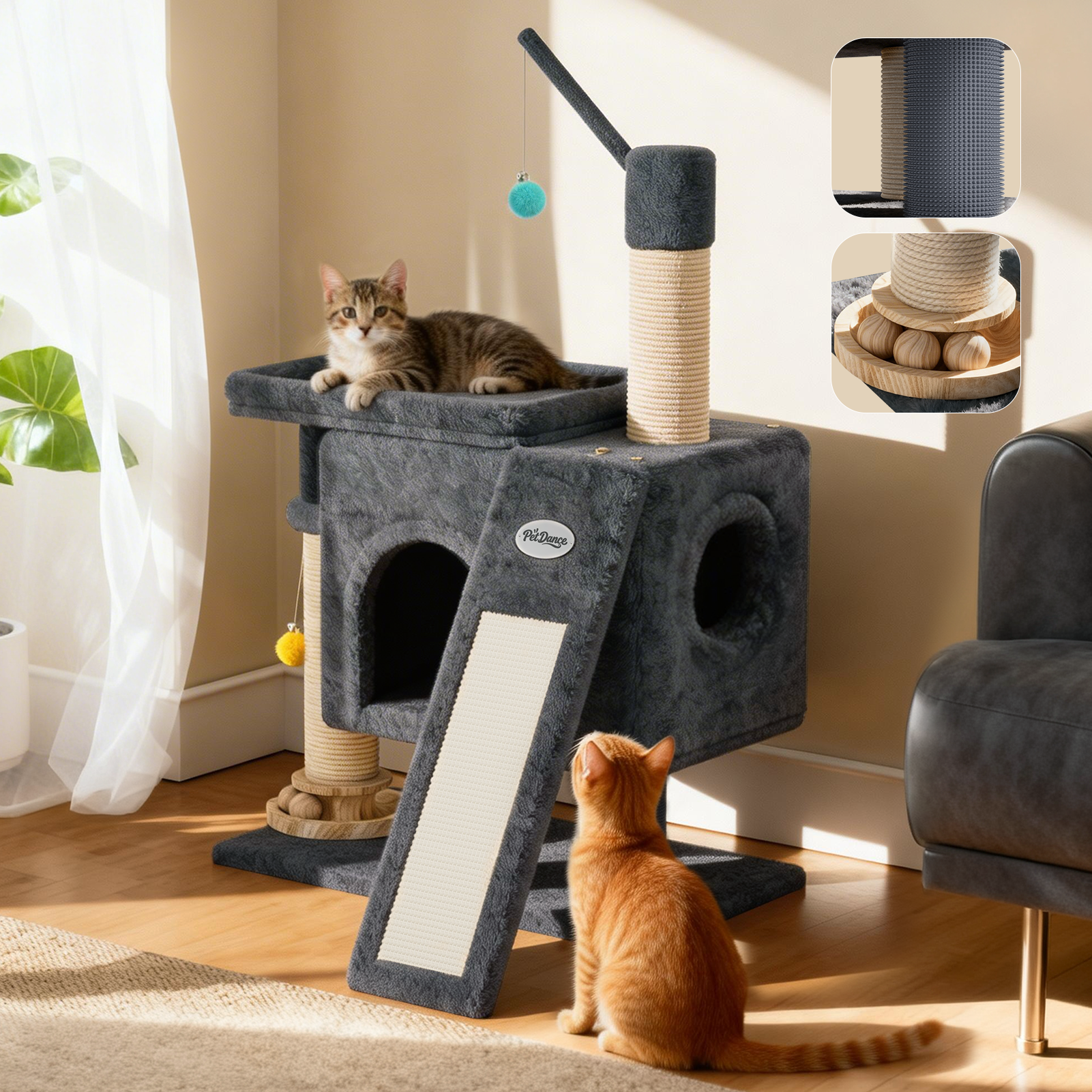 CT25 Cat Tree with Scratching Post