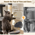 CT26 Heavy Duty Cat Tree Tower for Cats Fits Kittens to XL Maine Coons