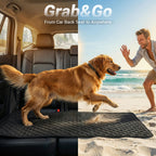 DM2 Grab & Go Dog Bed Mat for Car, Pet Bed Mat for Backseat, Sofa, Bed