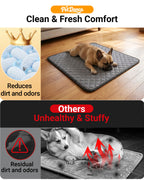 TP36 M (24“ x 24") Washable Pee Pads for Dogs,【Silver-Ion Infused Fabric】 Clean & Odor Control