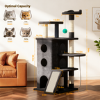 CT26 Heavy Duty Cat Tree Tower for Cats Fits Kittens to XL Maine Coons