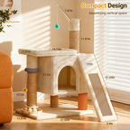CT25 Cat Tree with Scratching Post