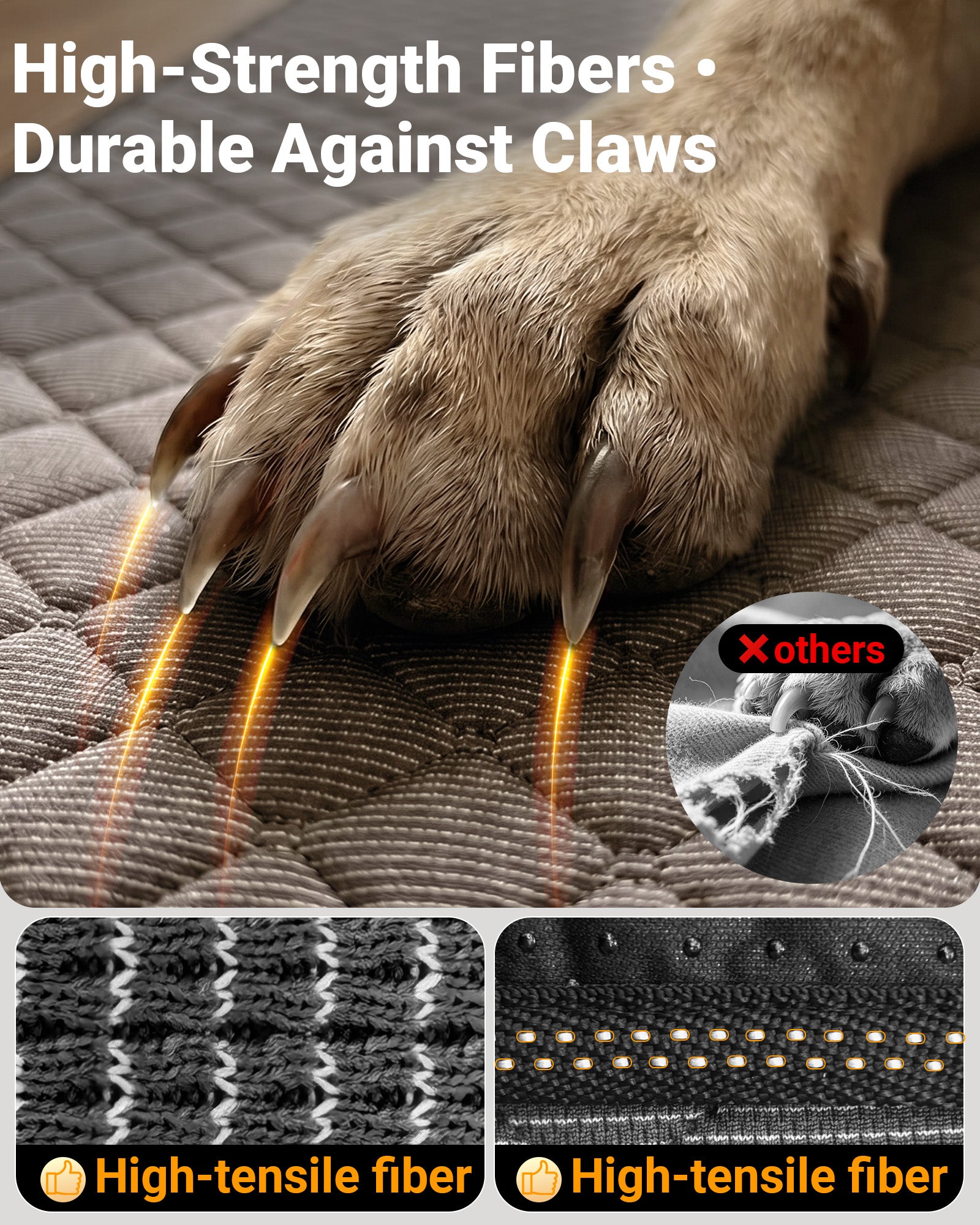 TP36 S (18“ x 24") Washable Pee Pads for Dogs,【Silver-Ion Infused Fabric】 Clean & Odor Control