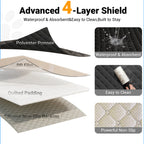 DM2 Grab & Go Dog Bed Mat for Car, Pet Bed Mat for Backseat, Sofa, Bed