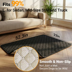 DM2 Grab & Go Dog Bed Mat for Car, Pet Bed Mat for Backseat, Sofa, Bed