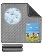 TP36 M (24“ x 24") Washable Pee Pads for Dogs,【Silver-Ion Infused Fabric】 Clean & Odor Control